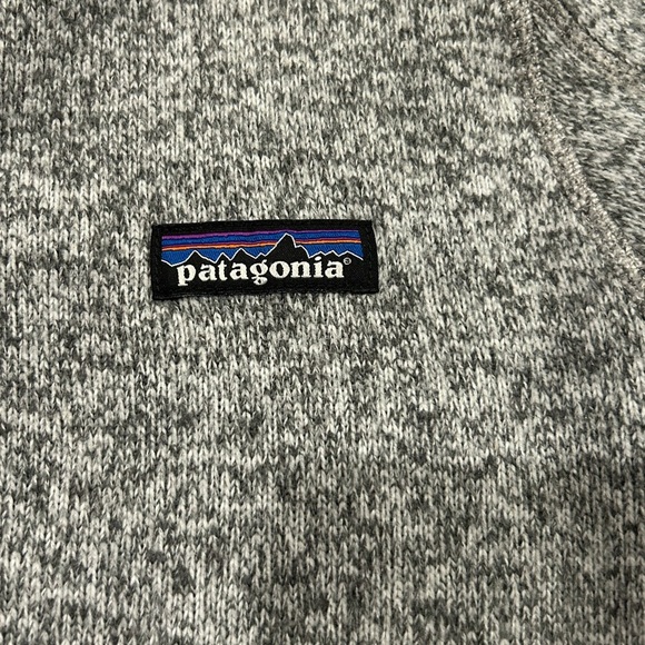 Patagonia Better Sweater Gray 1/4 Zip Fleece Long Sleeve Knit Top Warm Small - Picture 2 of 7